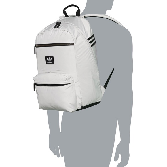 Adidas Originals National Plus Backpack Alumina Beige Black Built to Last main image 5